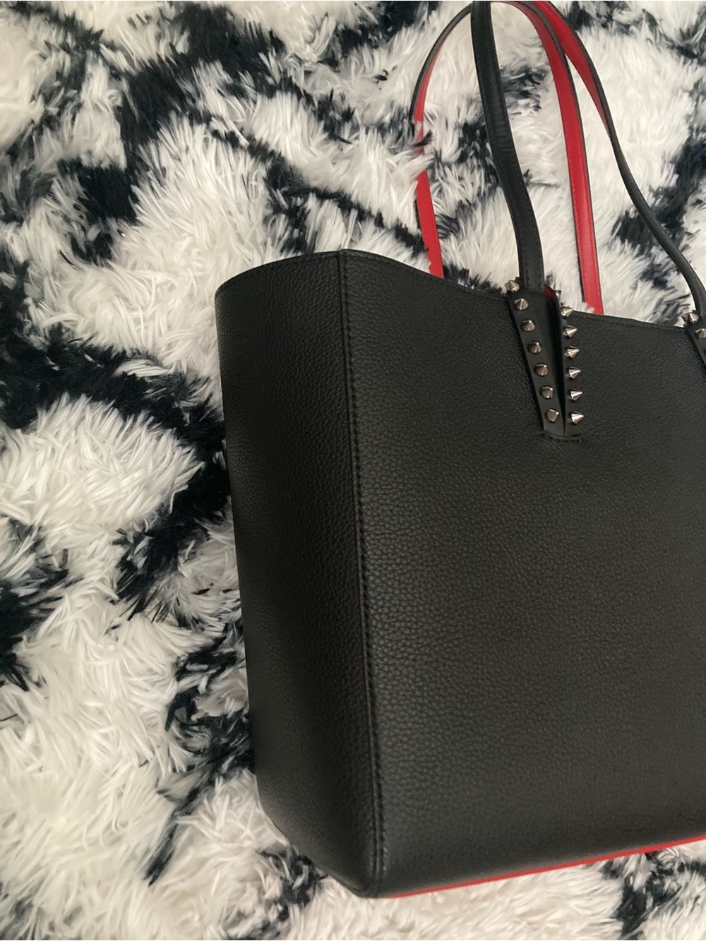NWOT Christian Louboutin Cabata Tote Bag black with pouch - Picture 15 of 16